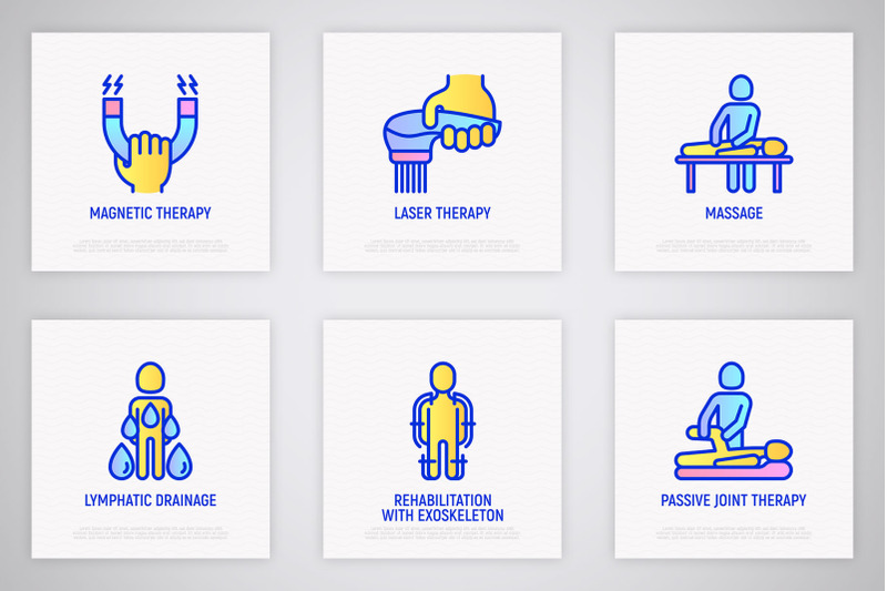rehabilitation-for-disabled-16-thin-line-icons-set
