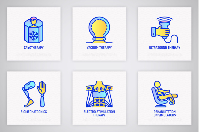 rehabilitation-for-disabled-16-thin-line-icons-set