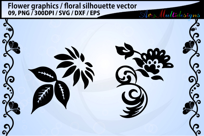 flowers-silhouette-vector