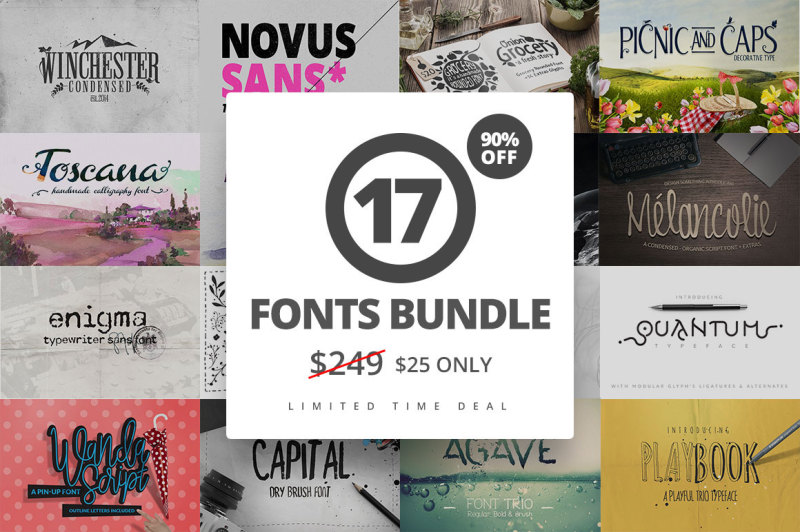 17-fonts-bundle-extras
