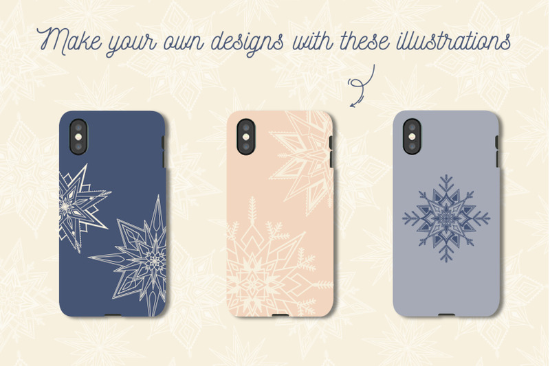 snowy-snowflakes-illustrations