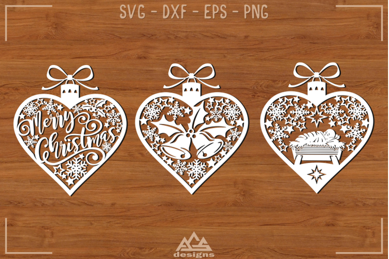 Christmas Ornament Svg Design By AgsDesign | TheHungryJPEG.com