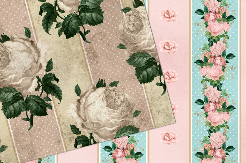 antique-rose-wallpaper-digital-paper
