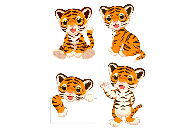 cartoon-baby-tigers-collection