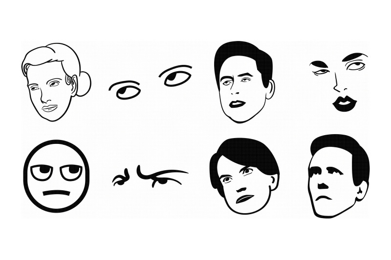 eye-rolling-svg-dxf-vector-eps-clipart-cricut-download