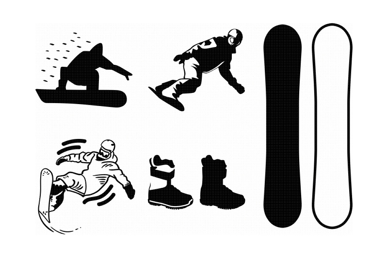 snowboarding-svg-dxf-vector-eps-clipart-cricut-download