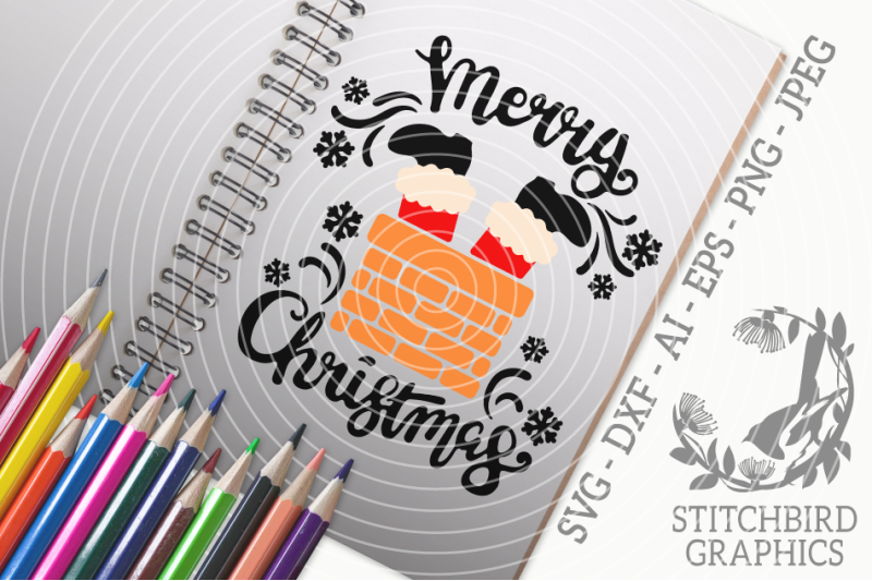 santa-in-chimney-svg-silhouette-studio-cricut-eps-dxf