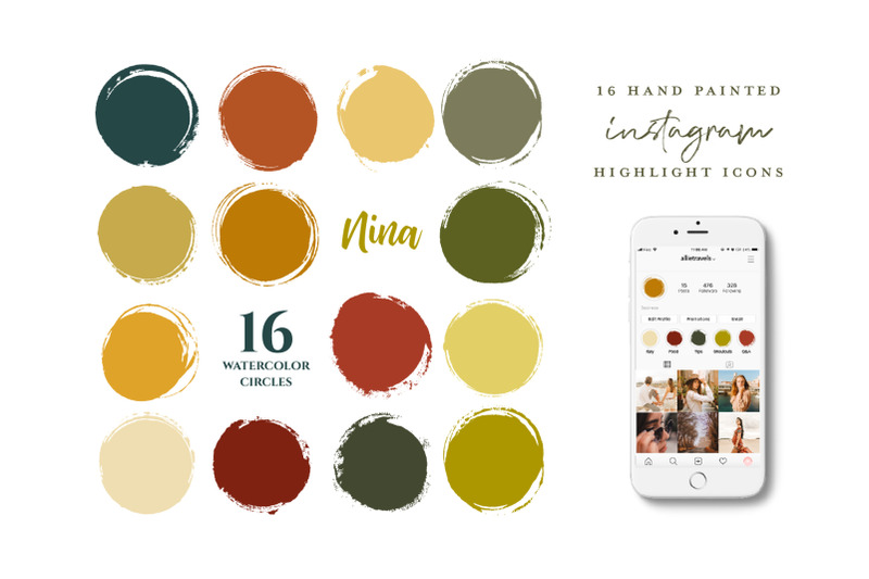 watercolor-instagram-highlight-icons