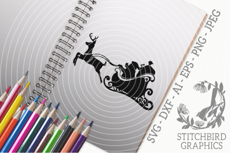 santas-sleigh-svg-silhouette-studio-cricut-eps-dxf-ai