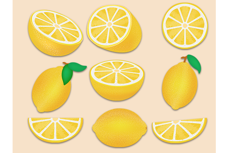 lemons-and-citrus-hq-clipart-high-details-lemon-illustrations