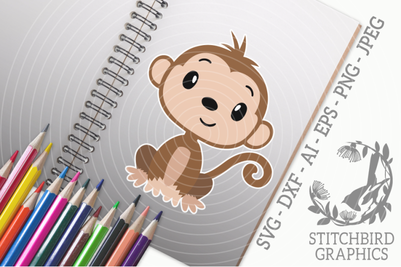 cute-monkey-svg-silhouette-studio-cricut-eps-dxf-ai-png-jpeg