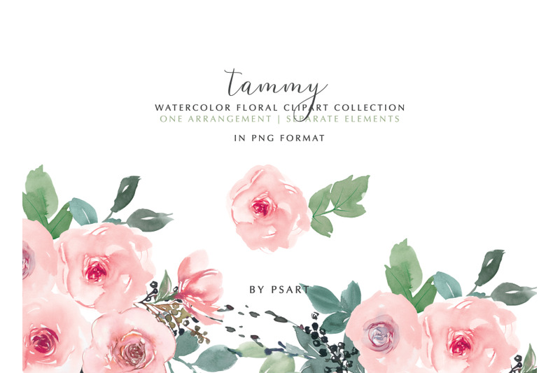 pink-blush-watercolor-floral-clipart