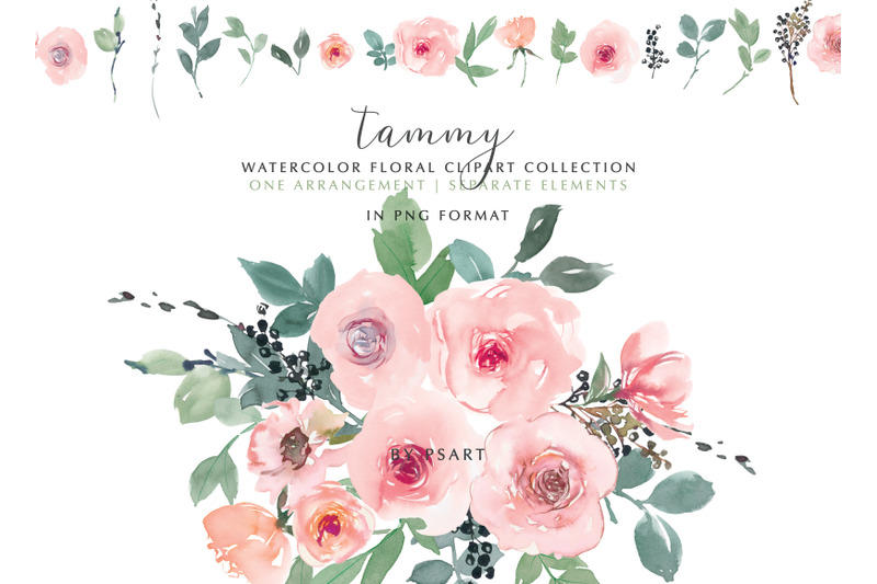 pink-blush-watercolor-floral-clipart