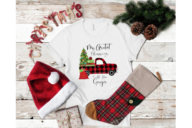 my-greatest-blessings-call-me-gaga-christmas-truck-clipart