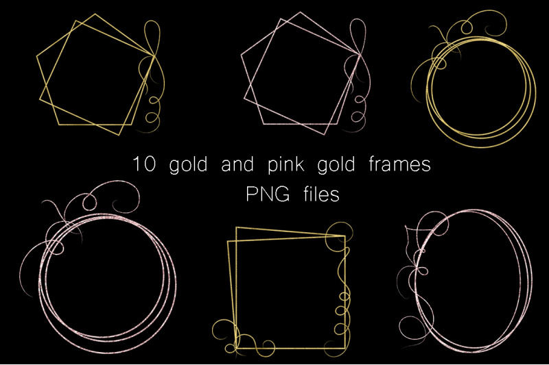 pink-gold-frames