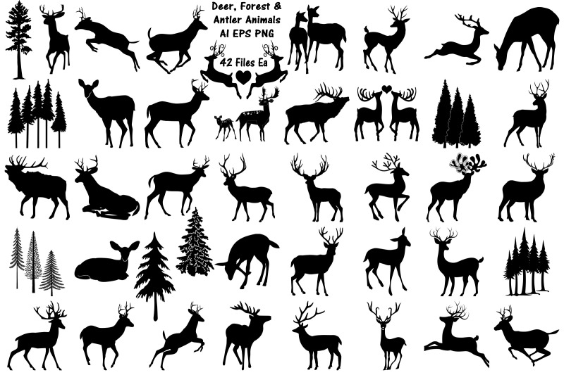 deer-forest-and-antler-animals-ai-eps-png