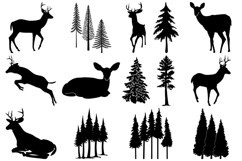 deer-forest-and-antler-animals-ai-eps-png