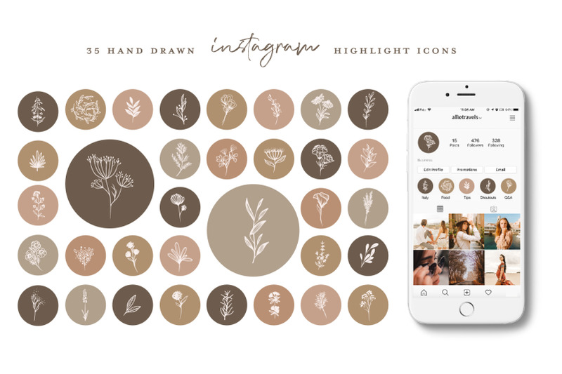 botanical-instagram-highlight-icons