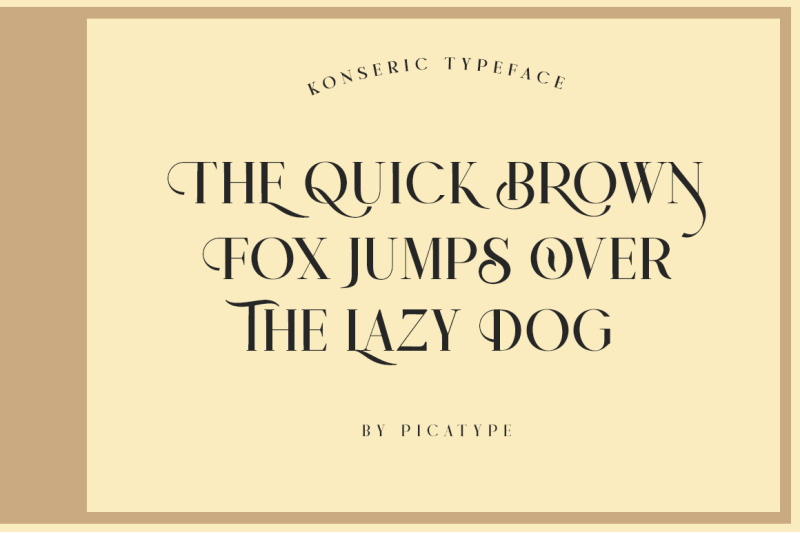 konseric-serif-font