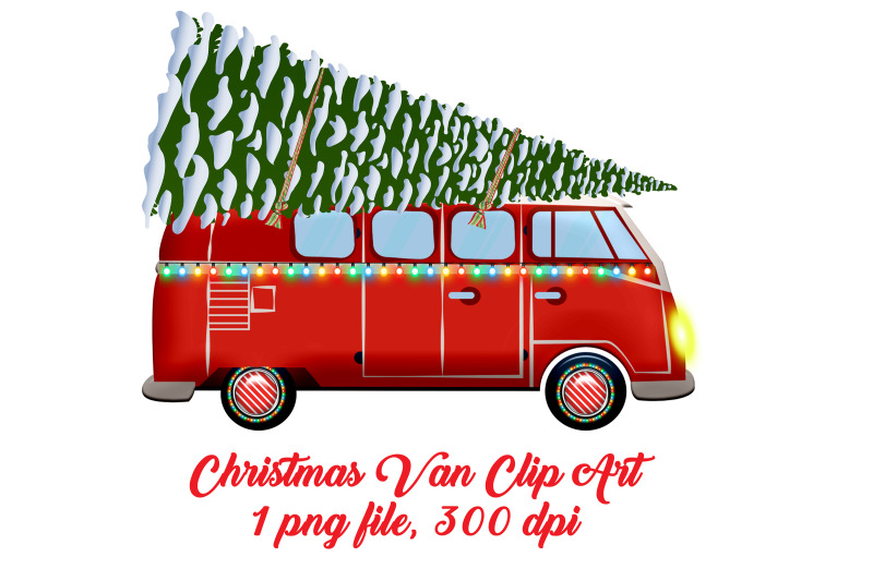 christmas-van-with-tree-clip-art