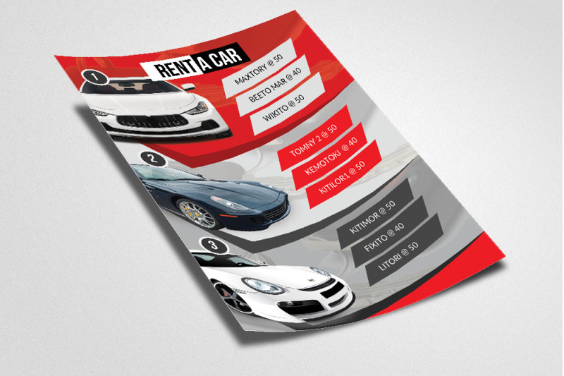 rent-a-car-business-flyer