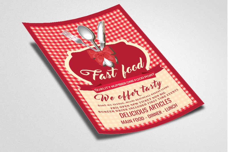 food-restaurant-flyer-poster-template