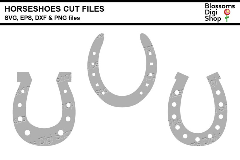 horseshoes-cut-files-svg-eps-dxf-and-png-files