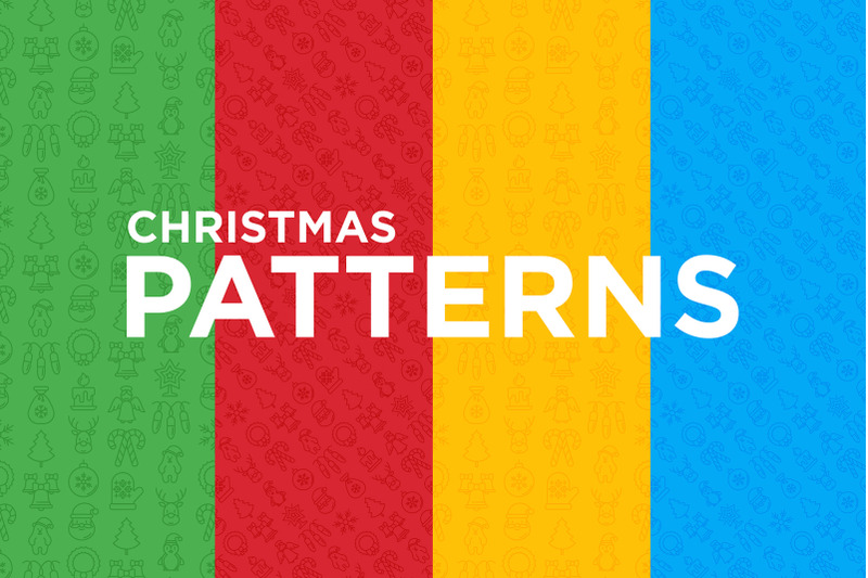 merry-christmas-patterns-collection