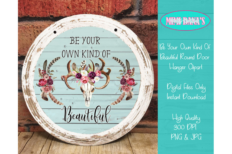 be-your-own-kind-of-beautiful-boho-clipart