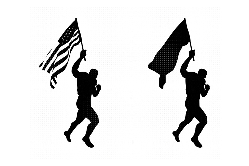 man-waving-the-american-flag-svg-dxf-vector-eps-clipart-cricut