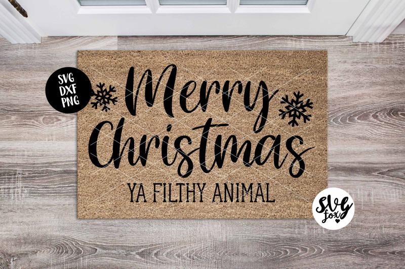 merry-christmas-ya-filthy-animal-christmas-welcome-mat-doormat