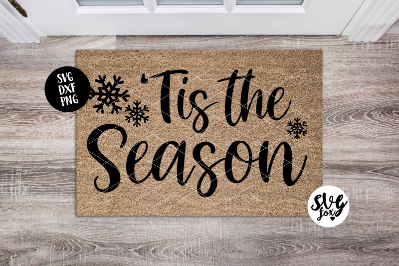 039-tis-the-season-christmas-doormat-welcome-mat
