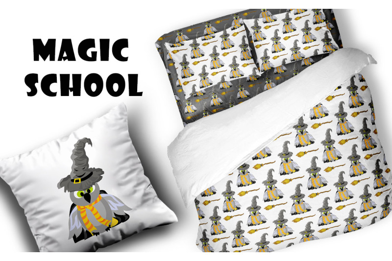 magic-school-a-set-of-patterns-hogwarts-and-harry-potter