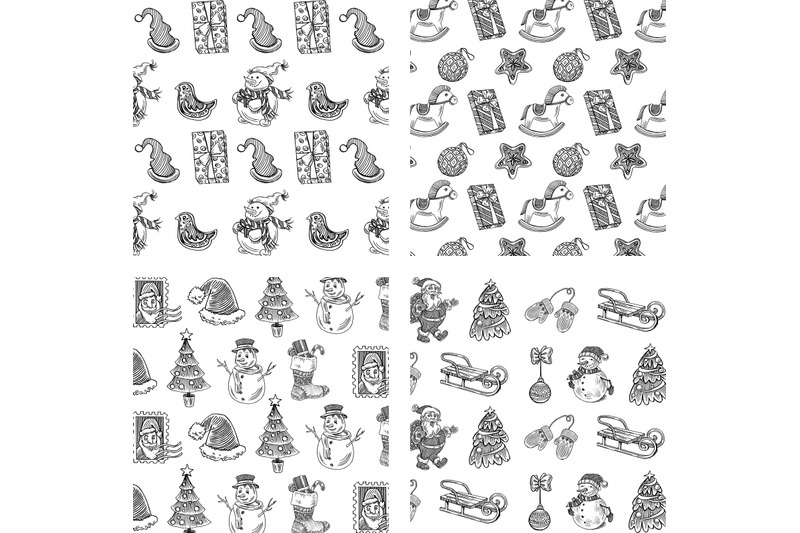 black-and-white-winter-patterns