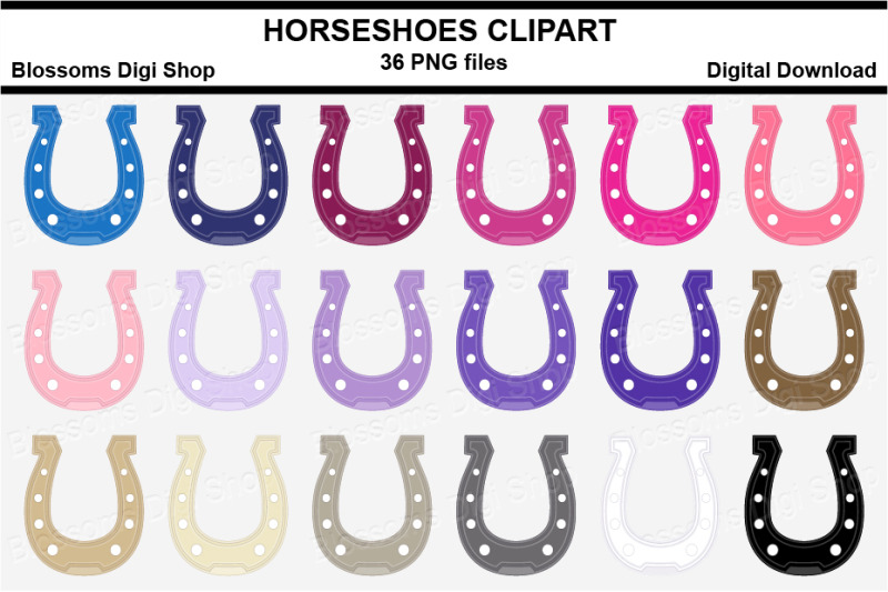 horseshoes-sticker-clipart-36-files-multi-colours