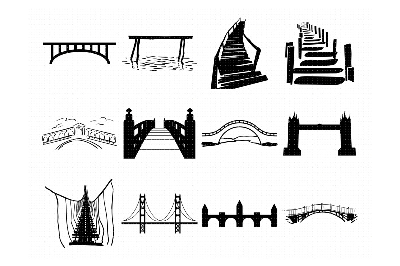 bridges-wooden-path-pathways-svg-dxf-vector-eps-clipart-cricut