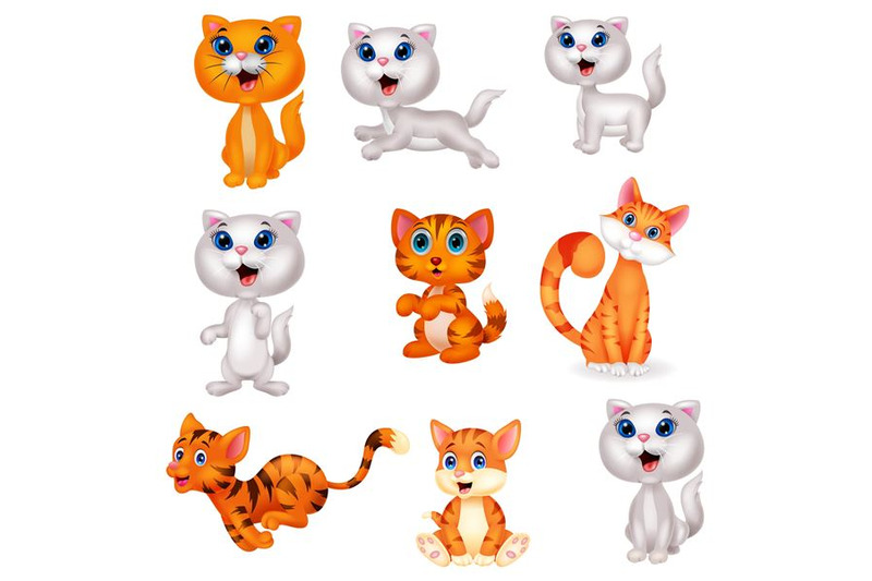cute-cats-cartoon-collection