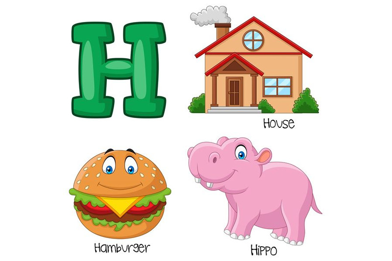 illustration-of-h-alphabet