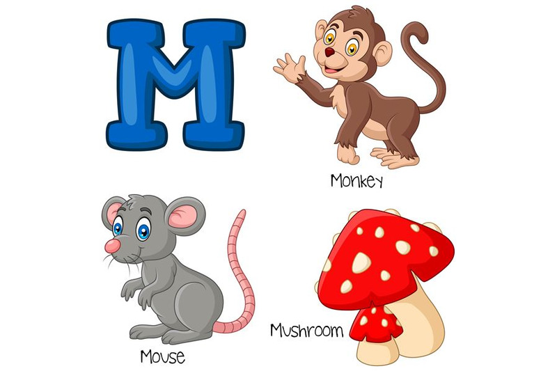 illustration-of-m-alphabet