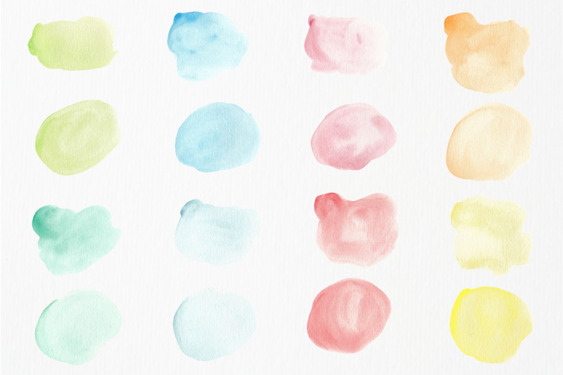 colorful-watercolor-brushstroke-stain-collection