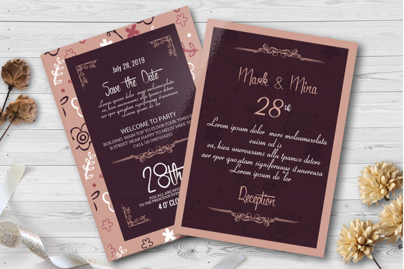 double-sided-save-the-date-wedding-invitation-card
