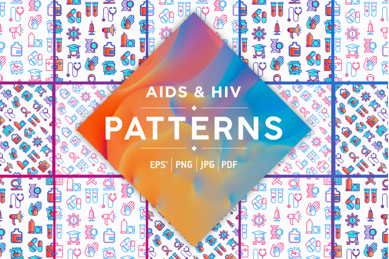 aids-amp-hiv-patterns-collection