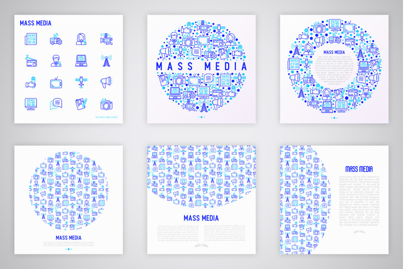 mass-media-icons-set-30-templates