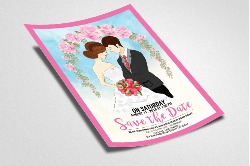 save-the-date-wedding-flyer-poster