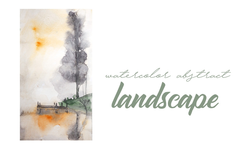 watercolor-landscape-lonely-tree