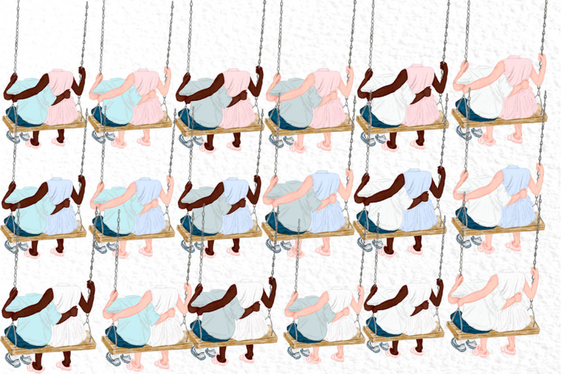 watercolor-kids-on-swing-boy-and-girl-with-dog-clipart