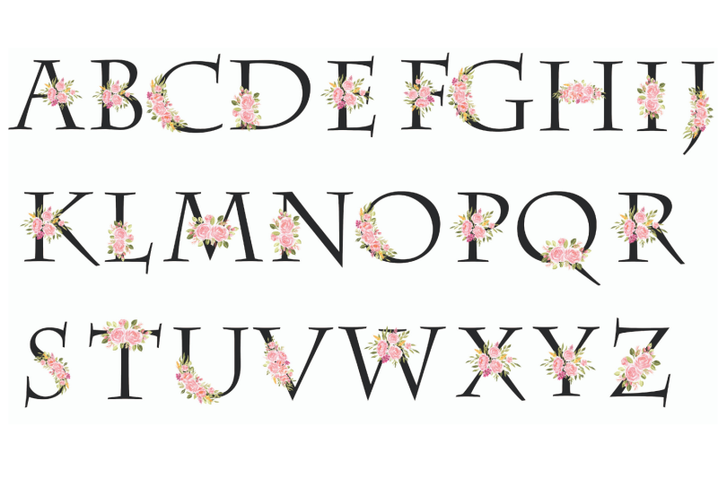 pink-peonies-floral-printable-alphabet-vintage-pink-alphabet