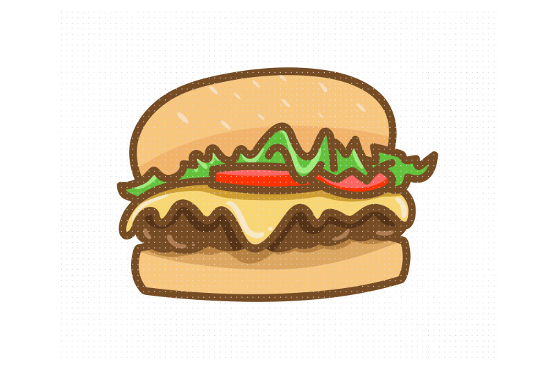 hamburger-cheeseburger-svg-dxf-vector-eps-clipart-cricut