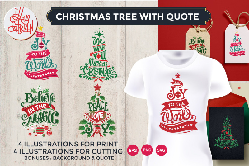 christmas-tree-with-quote