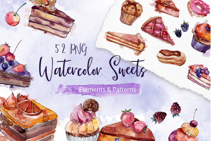 cake-sweet-happiness-watercolor-png